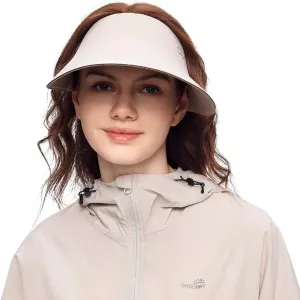 Sun Visors for Women Wide Brim Summer UV Protection Foldable Sun Hat UPF 50  Beach Cap SNH5M133T