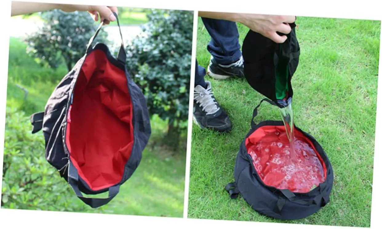 SUPVOX Portable Water Basin Wash Basin Basin Fishing Bucket Leakproof Water Basin Collapsible Water Basin Hand