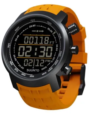 Suunto Elementum Terra - Yellow Rubber Strap - Altimeter - Barometer - Compass