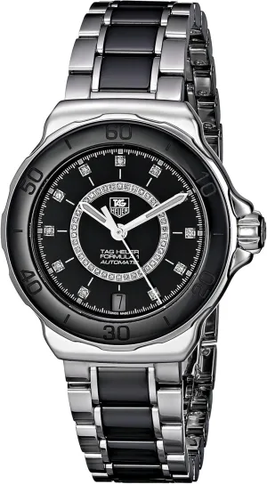 TAG Heuer Women's WAU2210.BA0859 Formula 1 Analog Display Swiss Automatic Silver Watch