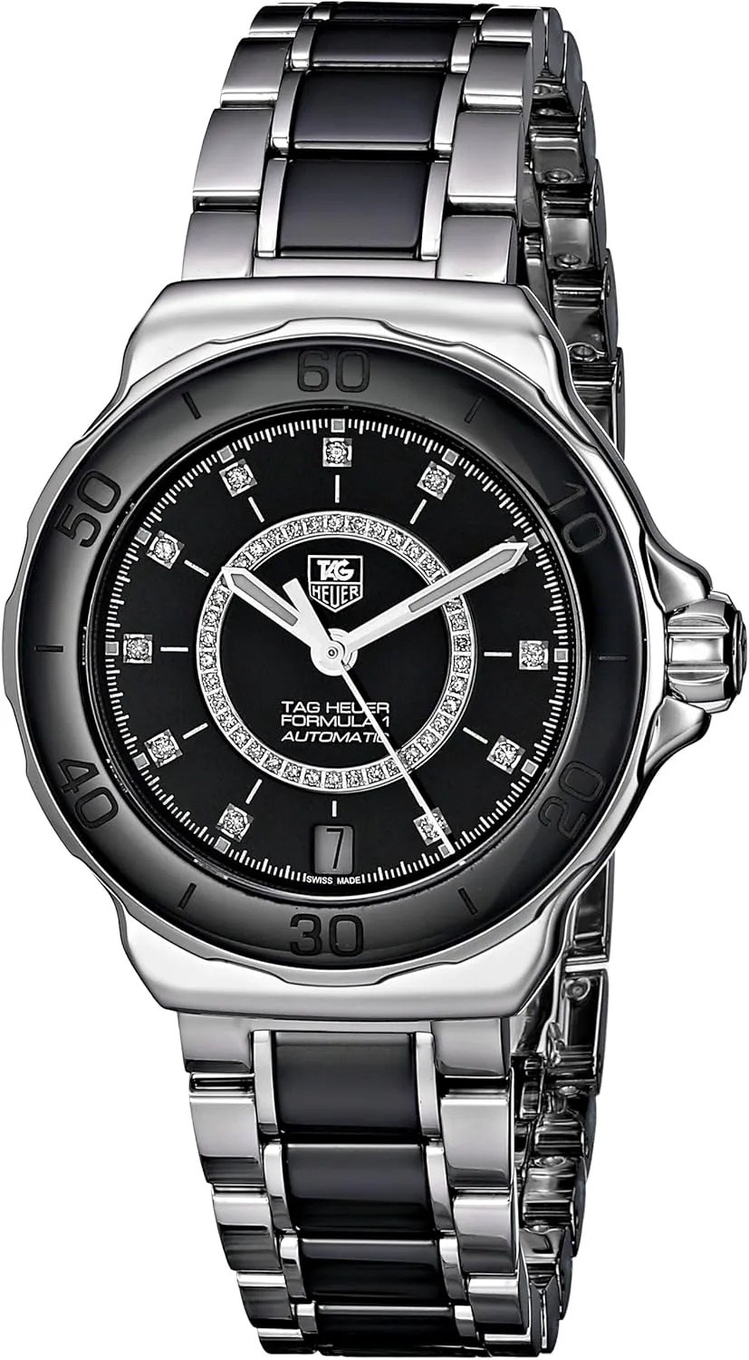 TAG Heuer Women's WAU2210.BA0859 Formula 1 Analog Display Swiss Automatic Silver Watch