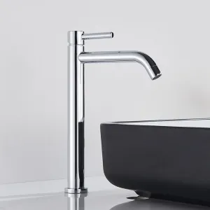 Tall Bath Sink Faucet Bathroom Hot and Cold Basin Water Mixer Tap Bathroom Single Sink Faucet