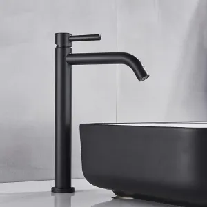 Tall Bath Sink Faucet Bathroom Hot and Cold Basin Water Mixer Tap Bathroom Single Sink Faucet