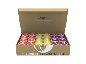 Tea of a Kind Drink Mix - 24 Caps Variety Pack - For TOAK® Reusable Bottle (Yerba Mate Variety Pack) Raspberry, Pineapple Coconut, Berry Basil…