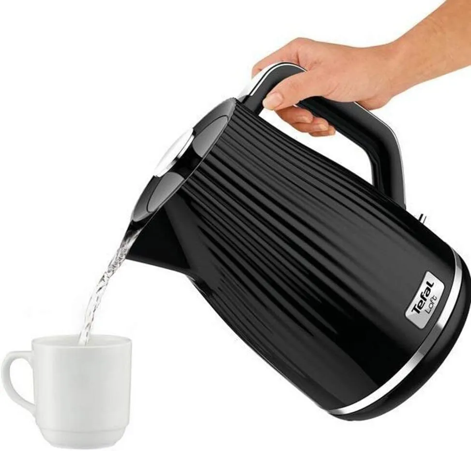 Tefal Loft 1.7L Black Kettle