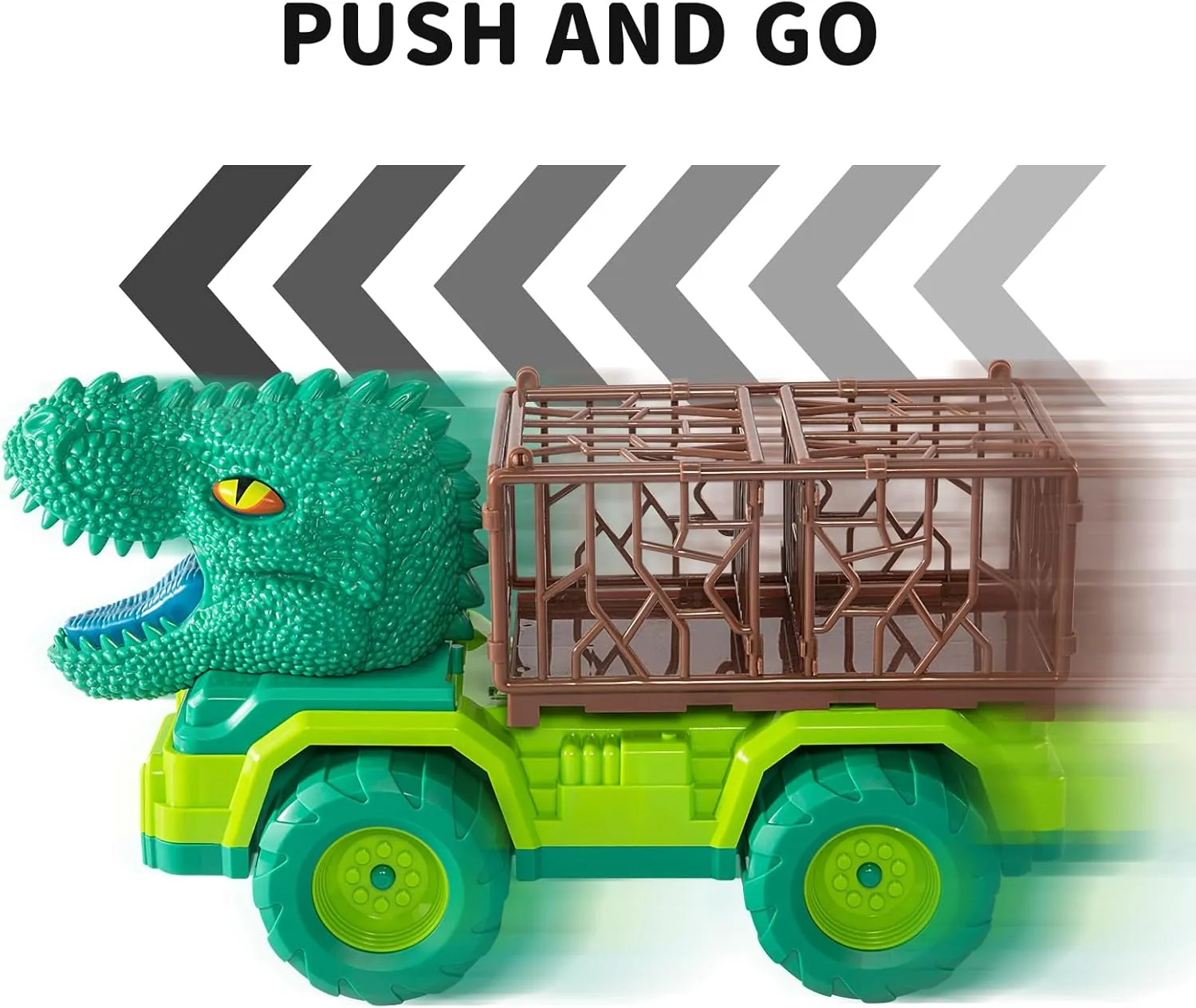 TEMI 25 in 1 Tyrannosaurus Kids Dinosaur Carrier Truck Set, Dinosaur Transport Car Toys for Kids 3-5 with Play Mat, 18 Dinosaur Figures, Eggs, Capture Dinosaurs Playset for 3 4 5 6 7  Year Old