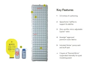 Tensor All-season Insulated Sleeping Pad Blade/spicy Orange Reg