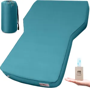 Tesla Camping Air Mattress with Foam, Ultra Thick 4" Self Inflating Sleeping Pad with Electric Pump for Model Y, R-Value 9.5 Insulated Car Camping Mattress Pad for All Seasons