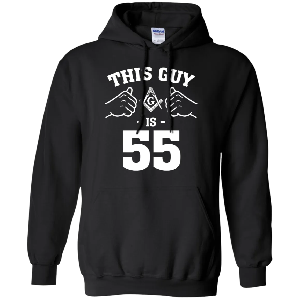 This Mason Guy is 55 Years Old Freemason Square & Compass
