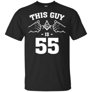 This Mason Guy is 55 Years Old Freemason Square & Compass