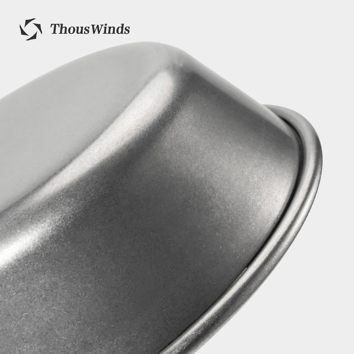 Thous Winds 1.3L Stainless Steel Sierra Bowl - Black