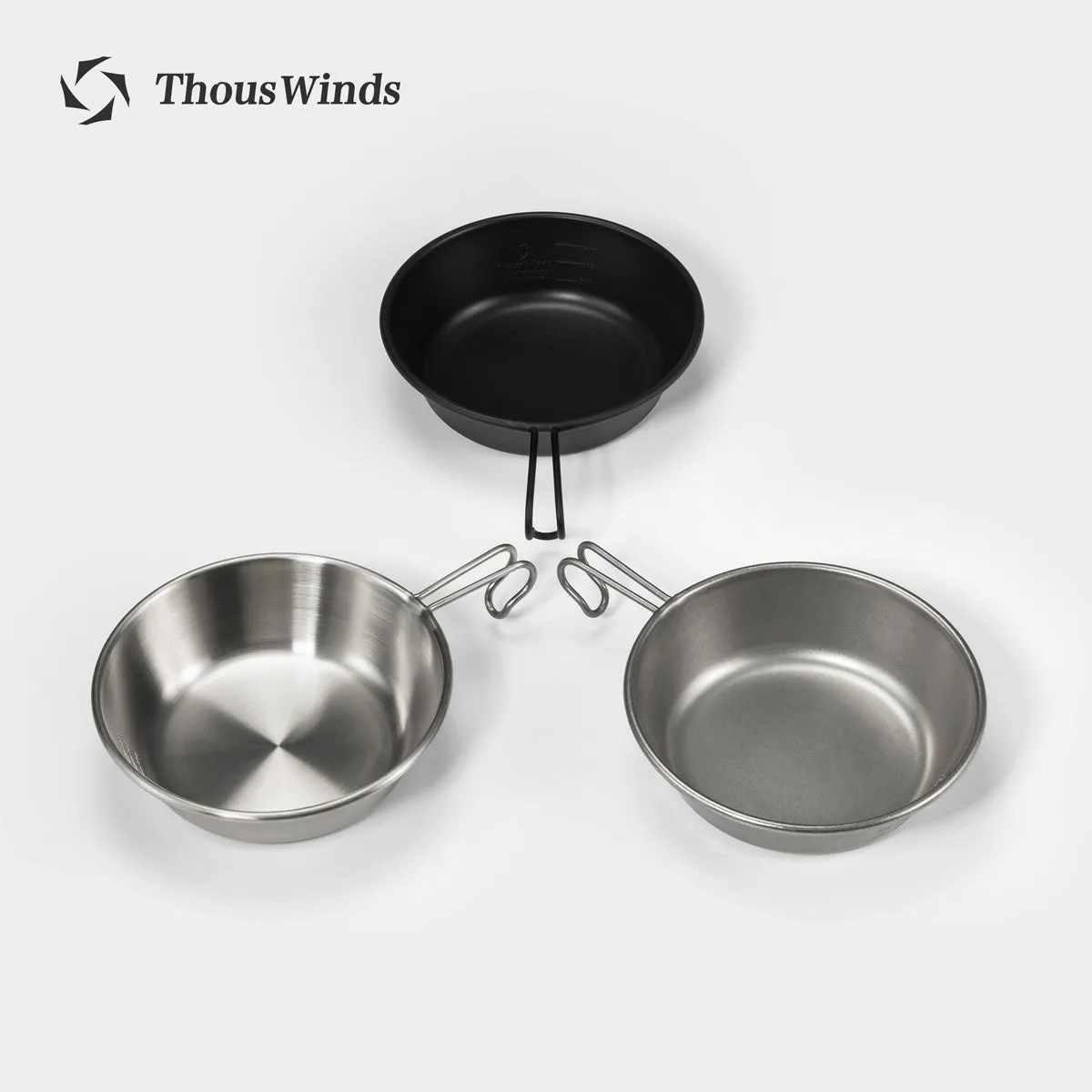 Thous Winds 1.3L Stainless Steel Sierra Bowl - Black