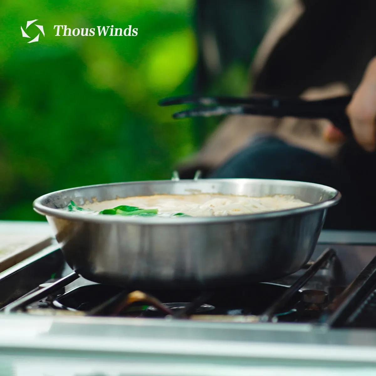 Thous Winds 1.3L Stainless Steel Sierra Bowl - Black