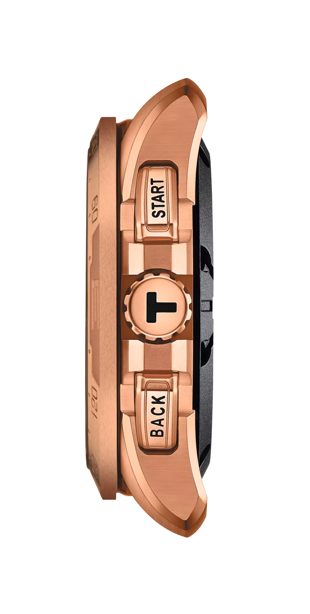 Tissot T-Touch Connect Solar Rose Gold-Tone Leather Strap Watch T121.420.46.051.00