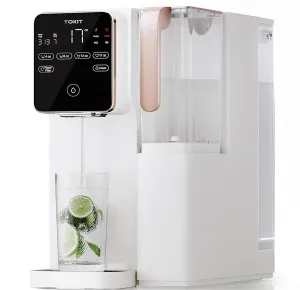 TOKIT T1 Reverse Osmosis Water Filter Countertop, NSF/ANSI 58, RO Whole House Water Filter System with Alkaline Remineralization Filter and Instant Heating Tech, No Installation