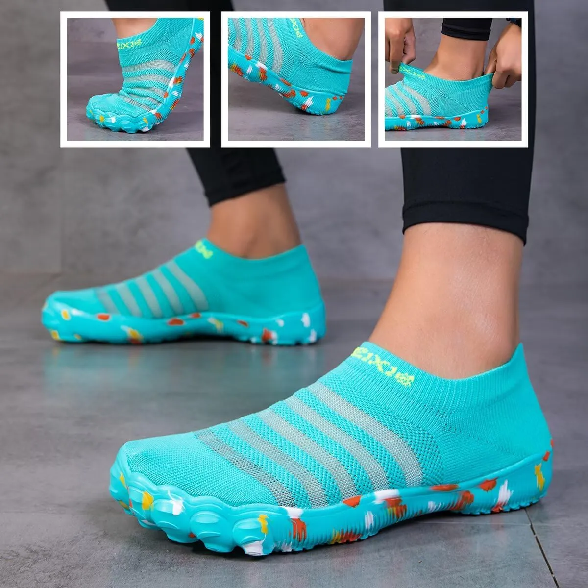 TOLLN Quick-Dry Barefoot Water Shoes for Men, Women & Youth – Versatile Aqua Socks for Beach, Pool, Kayaking, Hiking, Surfing, Yoga & Outdoor Sports