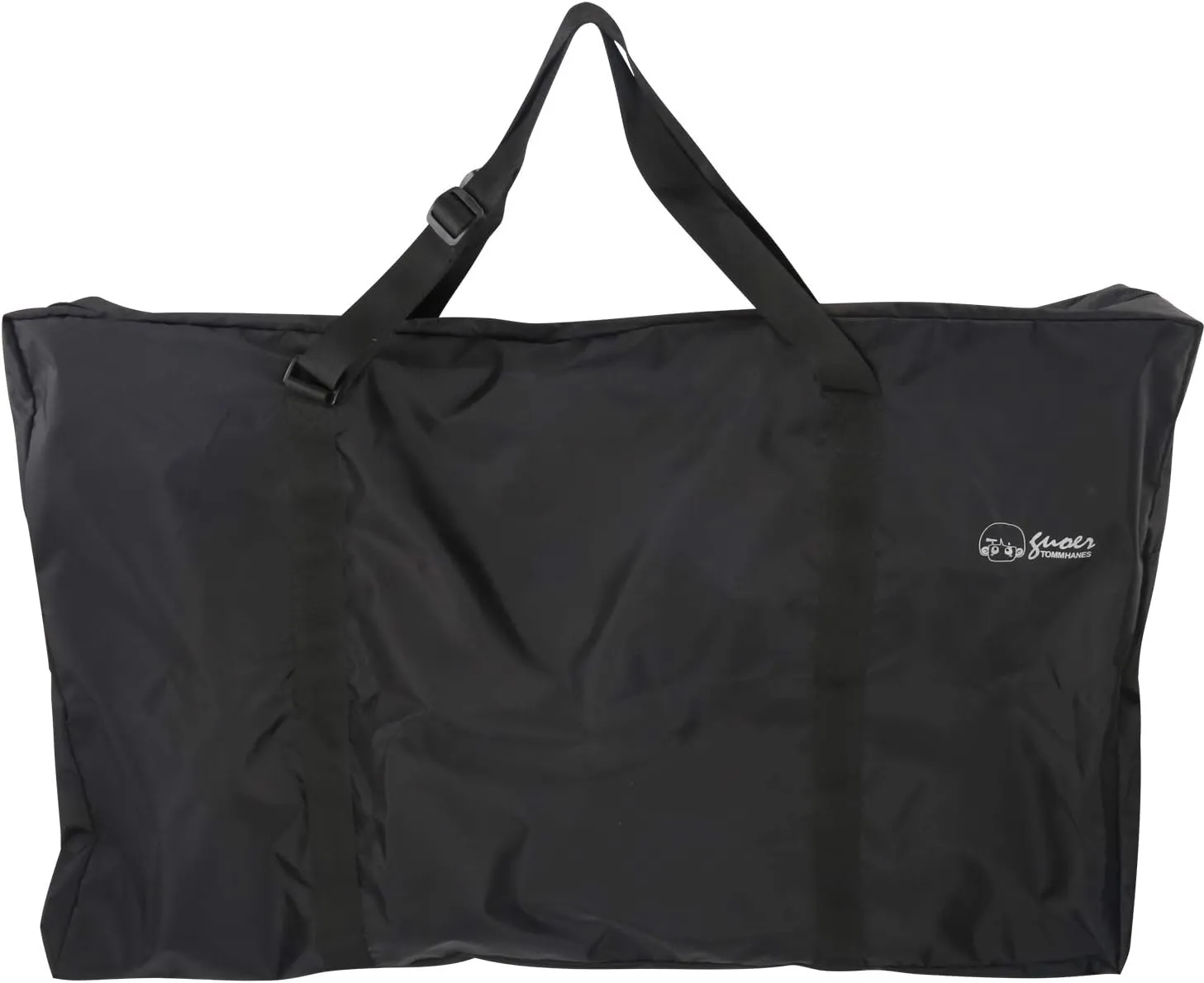TOMMHANES AMISGUOER Travel Bag for Rollator Walker, Foldable, Water Resistant, High Capacity, Shoulder Strap, Zipper Closure, Unisex, 35.4" W x 21.6" H x 5.9" D, Walker Bag - Black