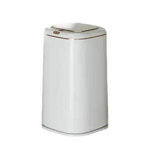 Trash Can Sensor Automatic Household Trash Bin Bathroom Toilet Narrow Trash Bin Kitchen Garbage(40L)