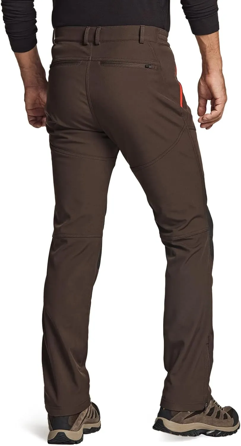 TSLA Men's Snow Ski Snowboard Waterproof Softshell Cargo Pants, Hiking Fleece Lined Bottoms, Outdoor Work Pants