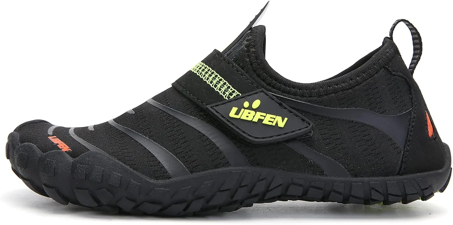 UBFEN Water Shoes for Kids Boys Girls Aqua Socks Barefoot Beach Sports Swim Pool Quick Dry Lightweight Toddler Little Big Kid