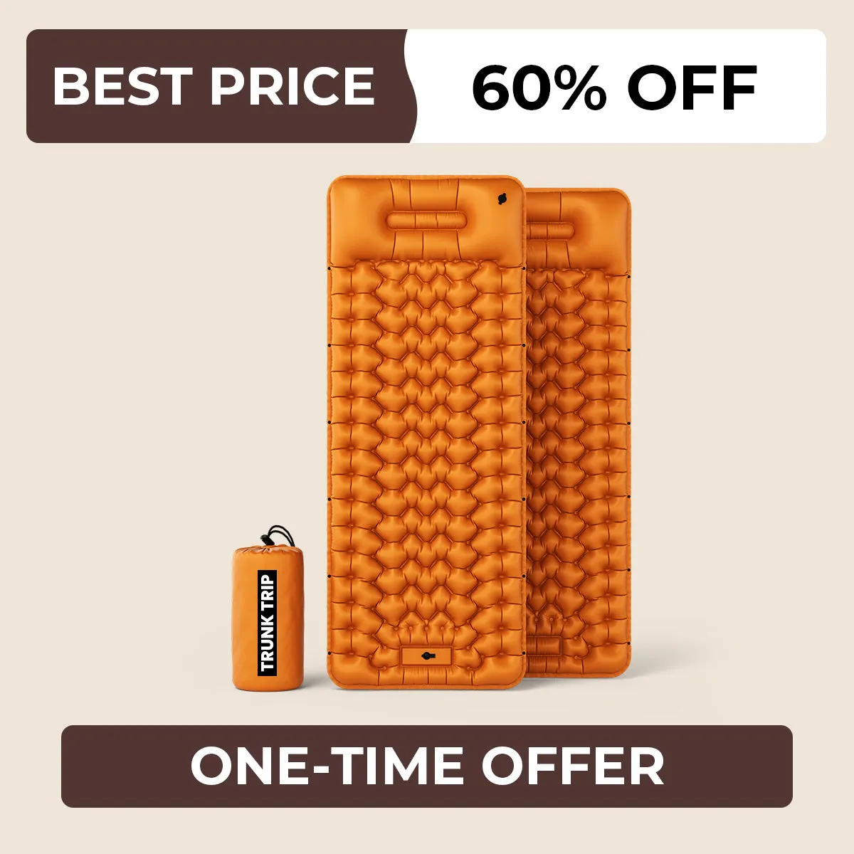 Ultralight & Compact Sleeping Pad - SAVE 60%