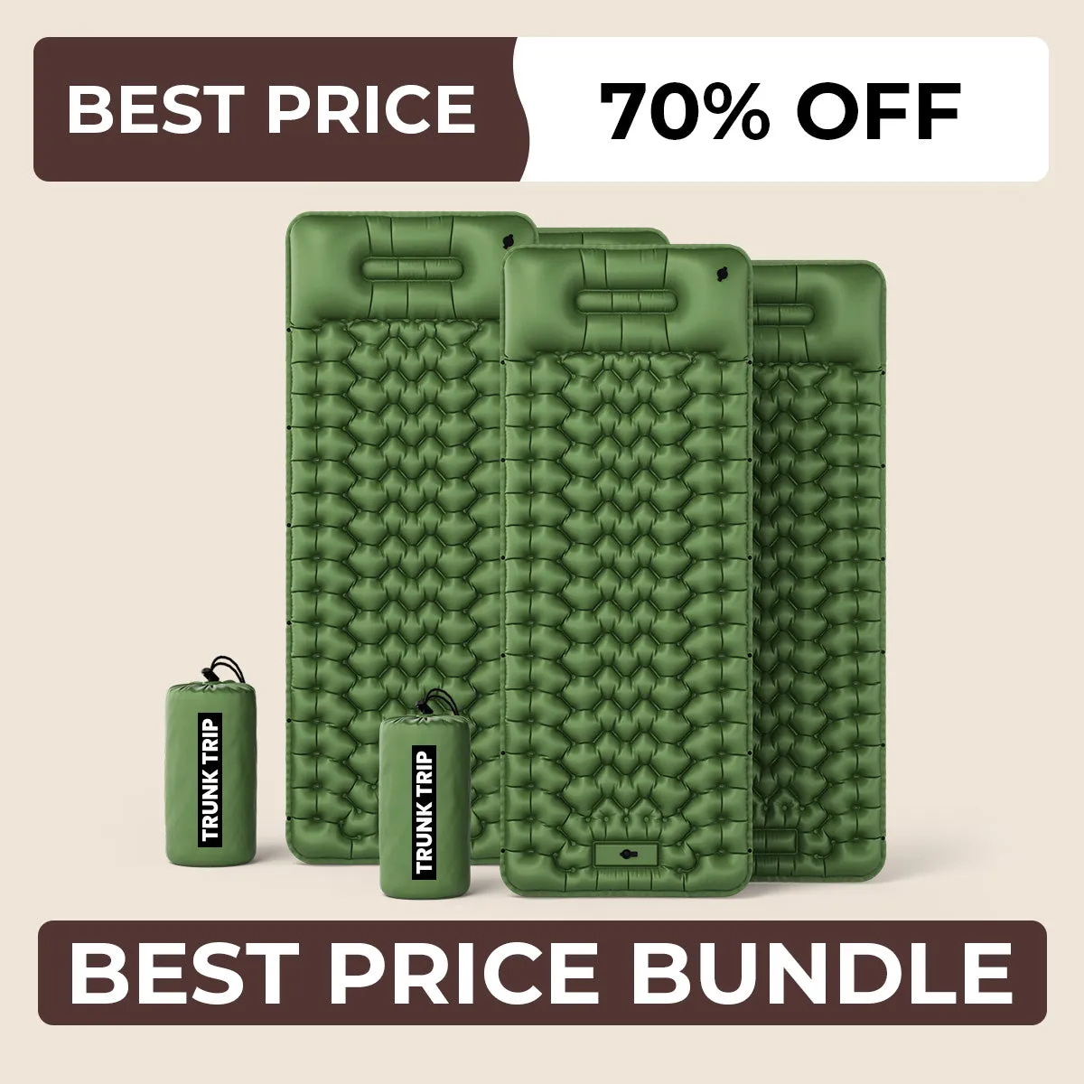 Ultralight & Compact Sleeping Pad - SAVE 70%