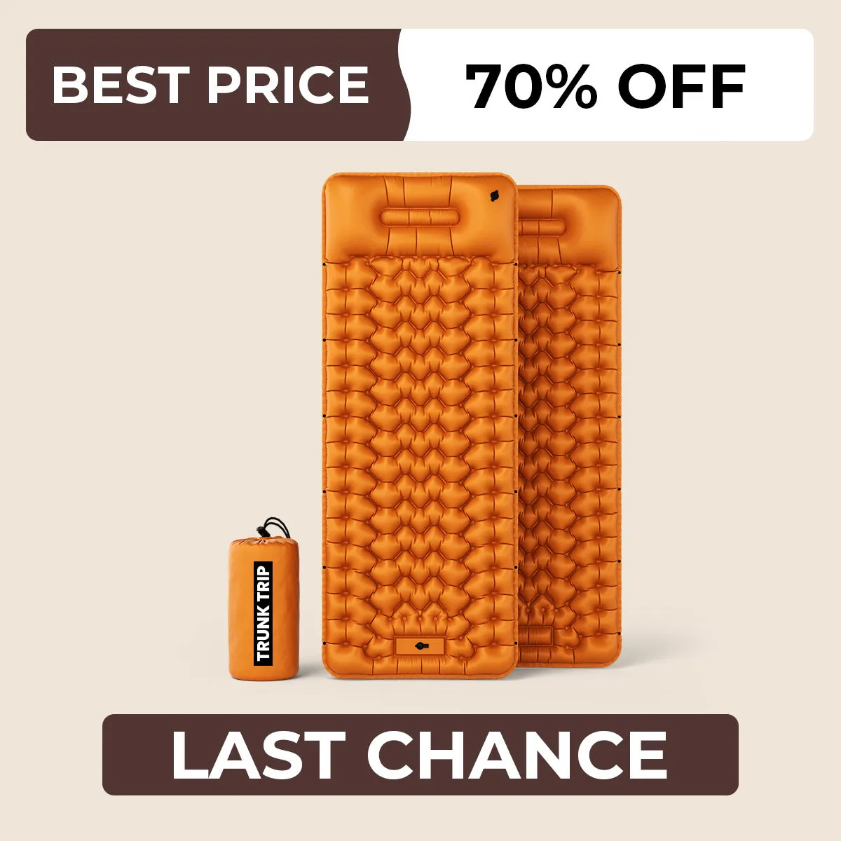 Ultralight & Compact Sleeping Pad - SAVE 70%