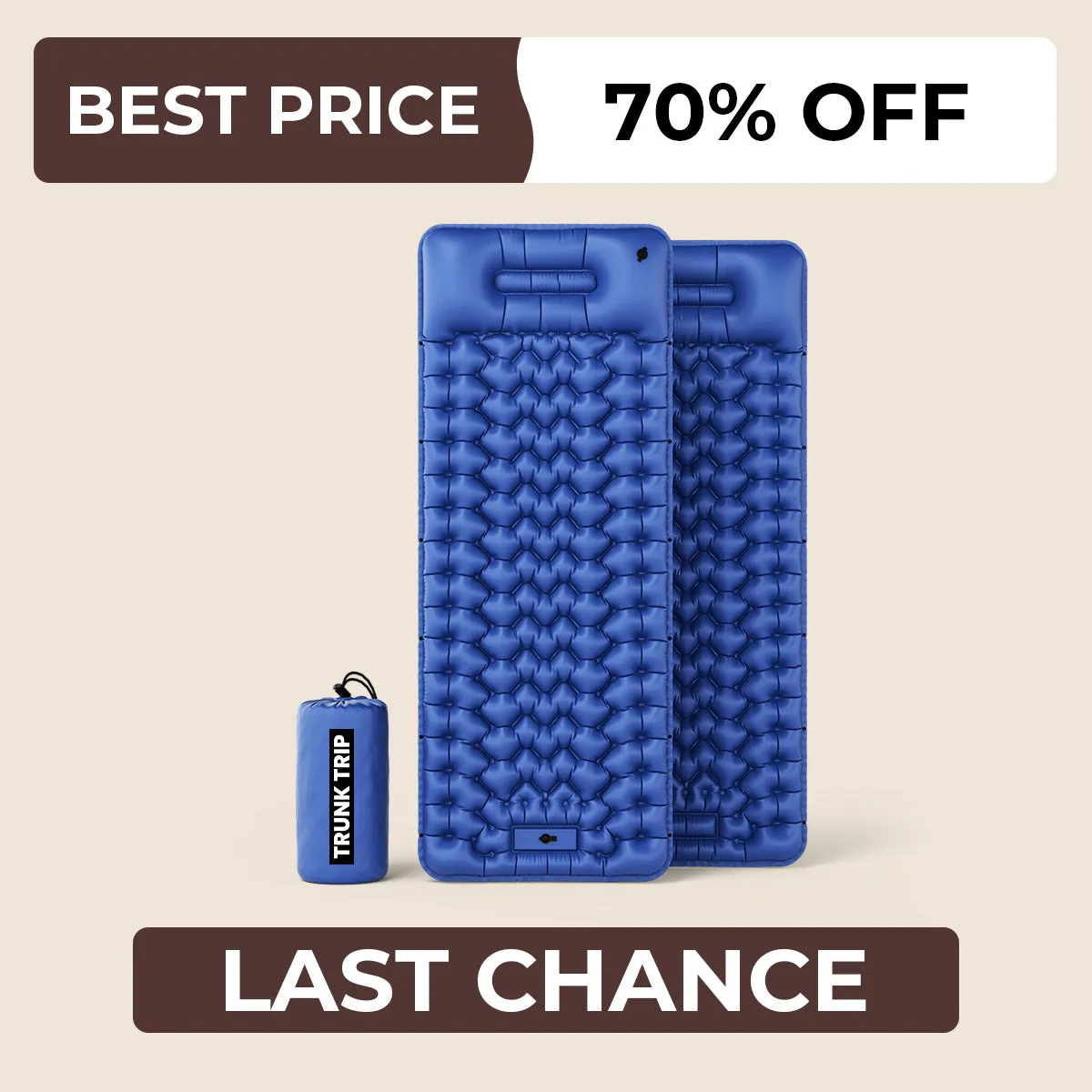 Ultralight & Compact Sleeping Pad - SAVE 70%