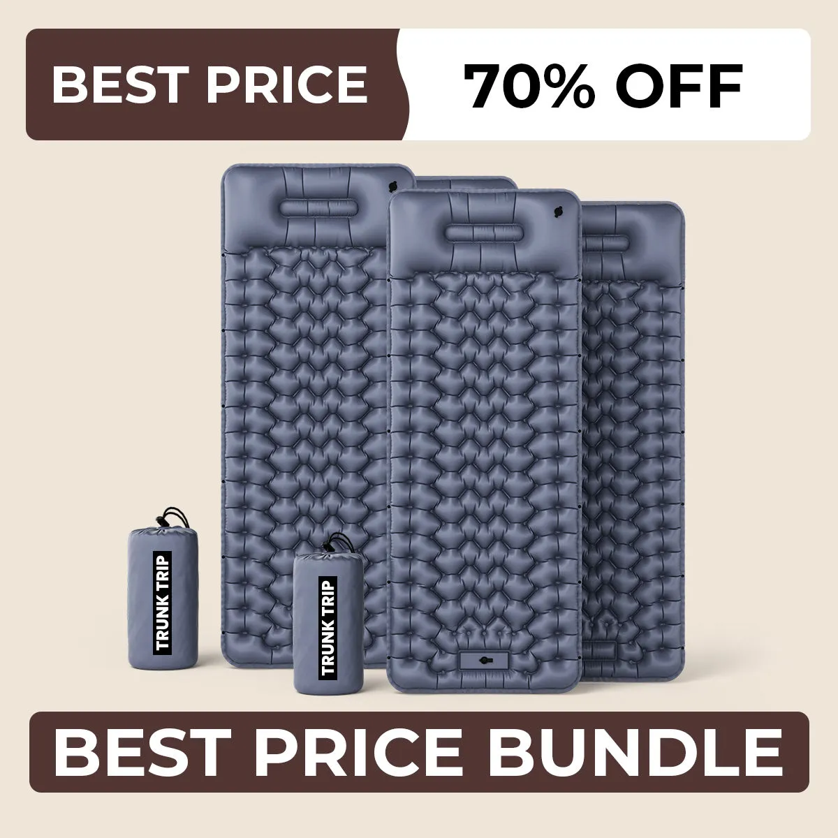 Ultralight & Compact Sleeping Pad - SAVE 70%