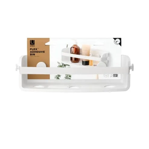 Umbra Flex Adhesive Bin White UMB1021300660