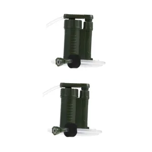 UPKOCH 2 Pcs Lightweight Portable Water Filter Pump Hiking Emergency Purifier