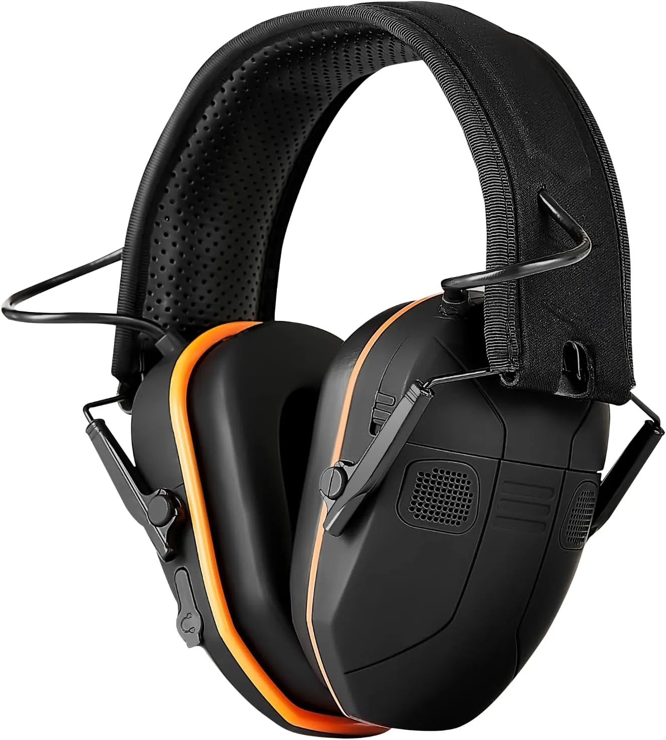 VEVOR Safety Earmuffs, Electronic Ear Muffs with 5.3 Bluetooth Technology and Sound Amplification, Noise Reduction Headphone NRR23dB, Hearing Protection Earmuffs for Shooting, Lawn Mowing and Work