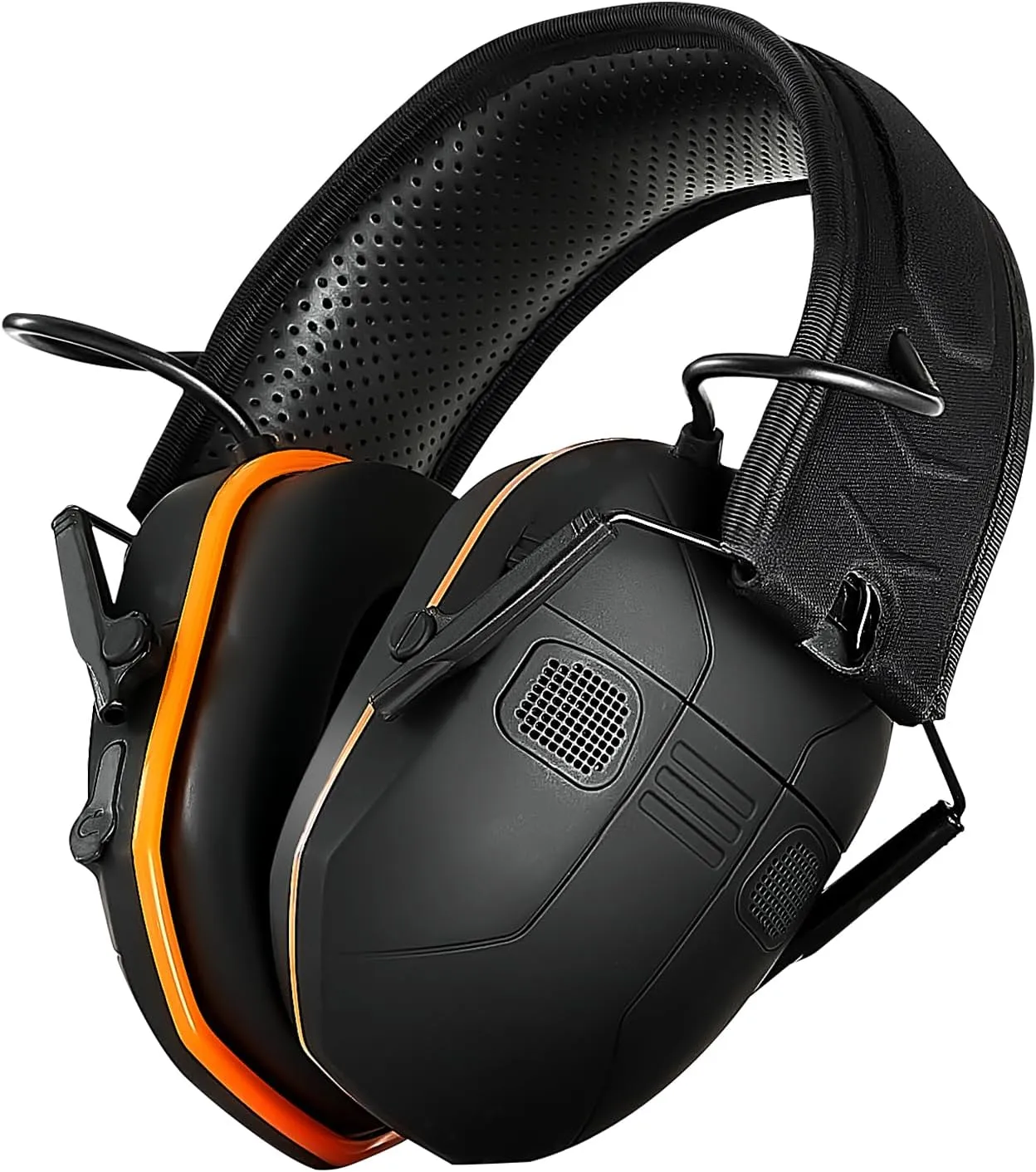 VEVOR Safety Earmuffs, Electronic Ear Muffs with 5.3 Bluetooth Technology and Sound Amplification, Noise Reduction Headphone NRR23dB, Hearing Protection Earmuffs for Shooting, Lawn Mowing and Work