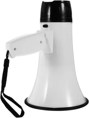 VICASKY 1 Set Portable Megaphone Loudspeaker Compact Battery Operated Speaker for Sports Cheer Events and Lightweight Design with Extended Battery Life