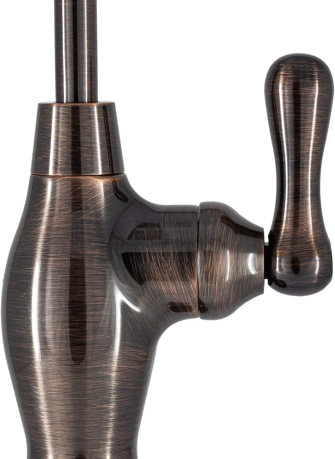 Water Filtration Faucet Reverse Osmosis Non Air Gap Drinking Water Filtration System Water Dispenser Spout (Antique Wine) Vase Style with Drinking Water Faucet Wrench RO-FW148