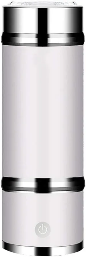 Water Purifiers, 360ML Hydrogen Rich Water Generator Alkaline Water Ionizer Water Bottle Portable USB Rechargeable Water Filter Purifier Keep Body Hydrated,White