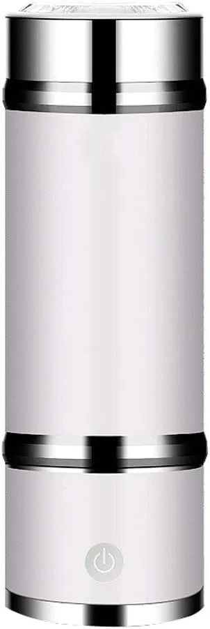 Water Purifiers, 360ML Hydrogen Rich Water Generator Alkaline Water Ionizer Water Bottle Portable USB Rechargeable Water Filter Purifier Keep Body Hydrated,White
