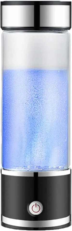 Water Purifiers, Hydrogen Alkaline Water Bottle Portable Hydrogen-Rich Water Bottle Generator Ionizer Mode 5 Mins Make Hydrogen Content Up to 800-1200 PPB Hydrogenated Water Bottle 350Ml