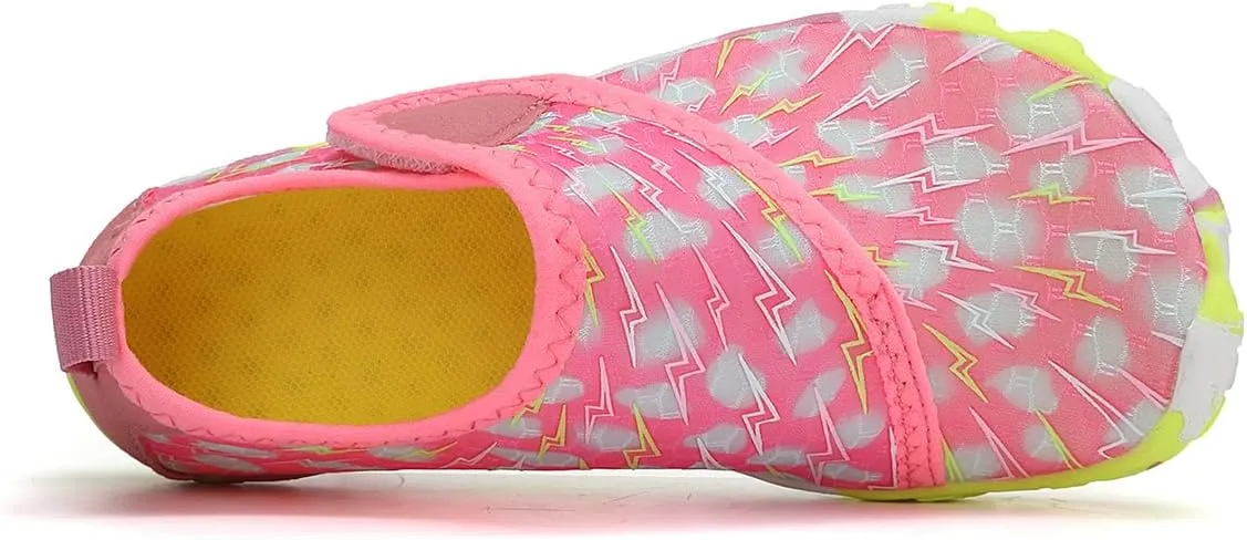 Water Shoes for Kids Boys Girls Aqua Socks Barefoot Beach Sports Swim Pool Outdoor Quick Dry Lightweight Little Big Kid