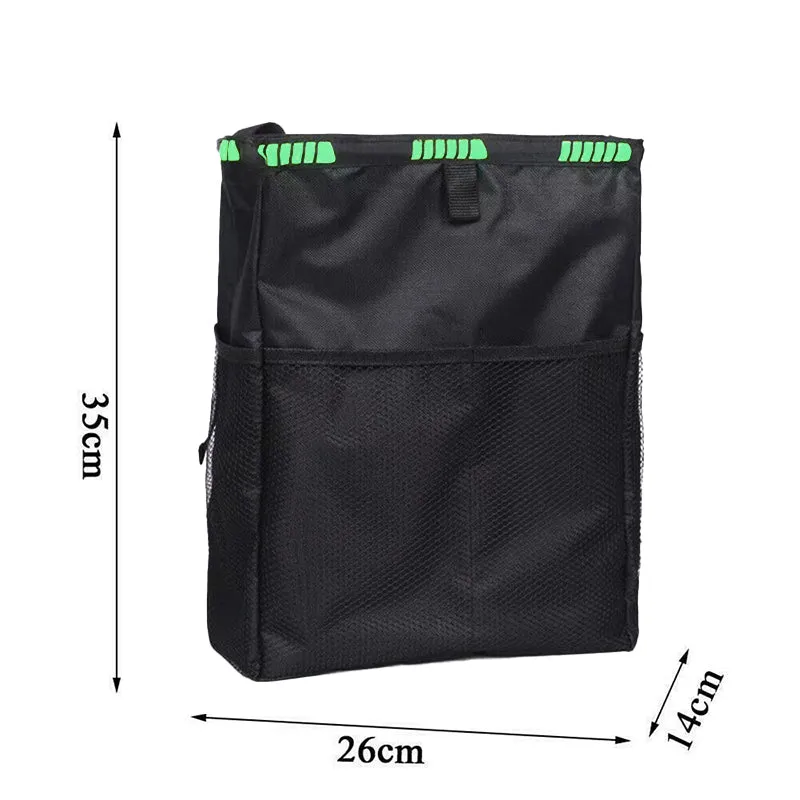 Waterproof Car Trash Bag Litter Can Garbage Waste Bin Seat Organizer Storage Box