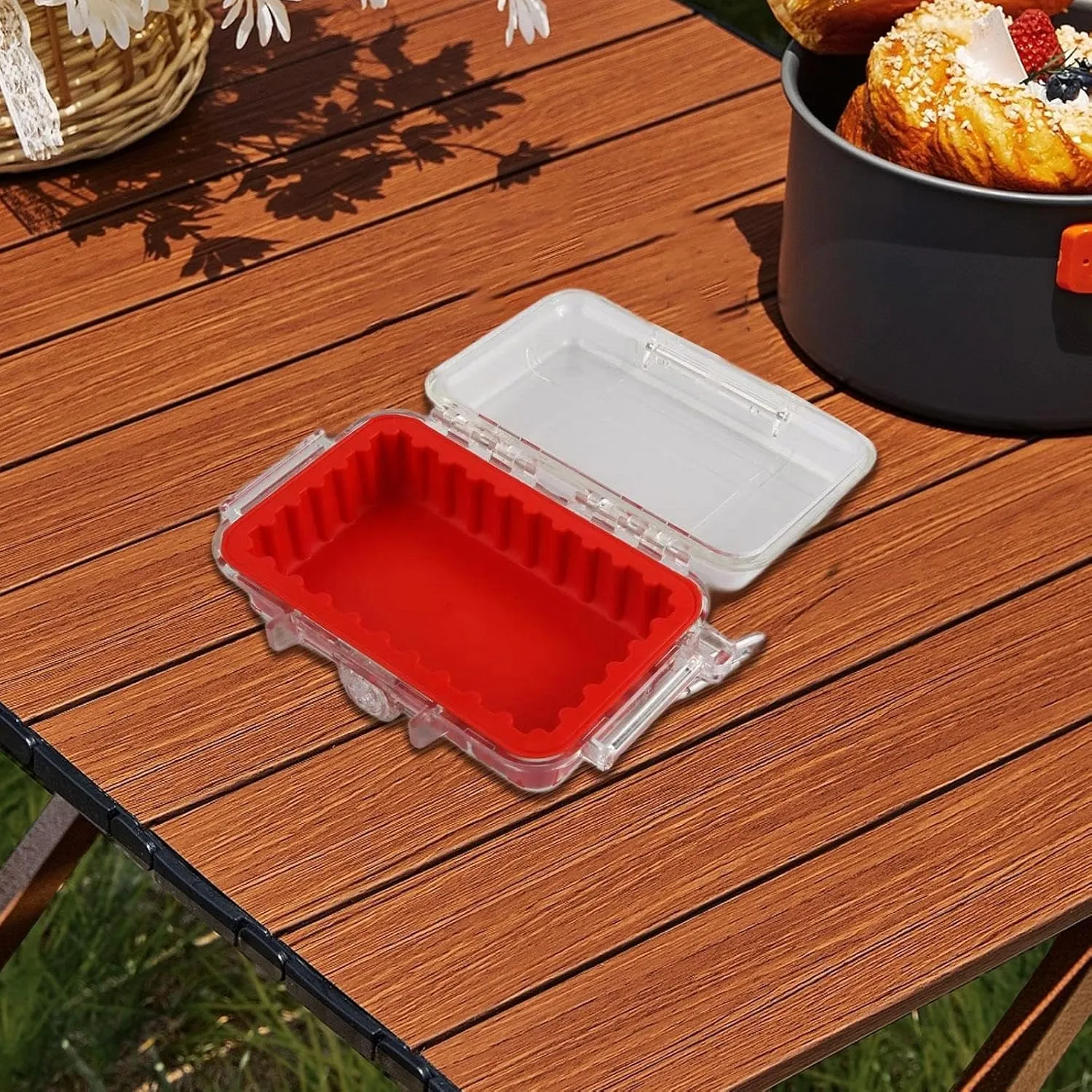 Waterproof Shockproof Box Sealed Carry Box Protection Lightweight Waterproof Storage Case Camping Storage Box for Hiking