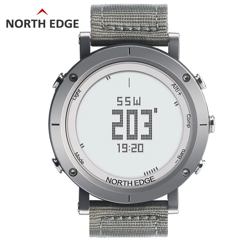 Weather Thermometer Barometer hours hiking clock watch Effortless sports fishing Altitude digital Exclusive access Men NORTHEDGE Altimeter Compass watches
