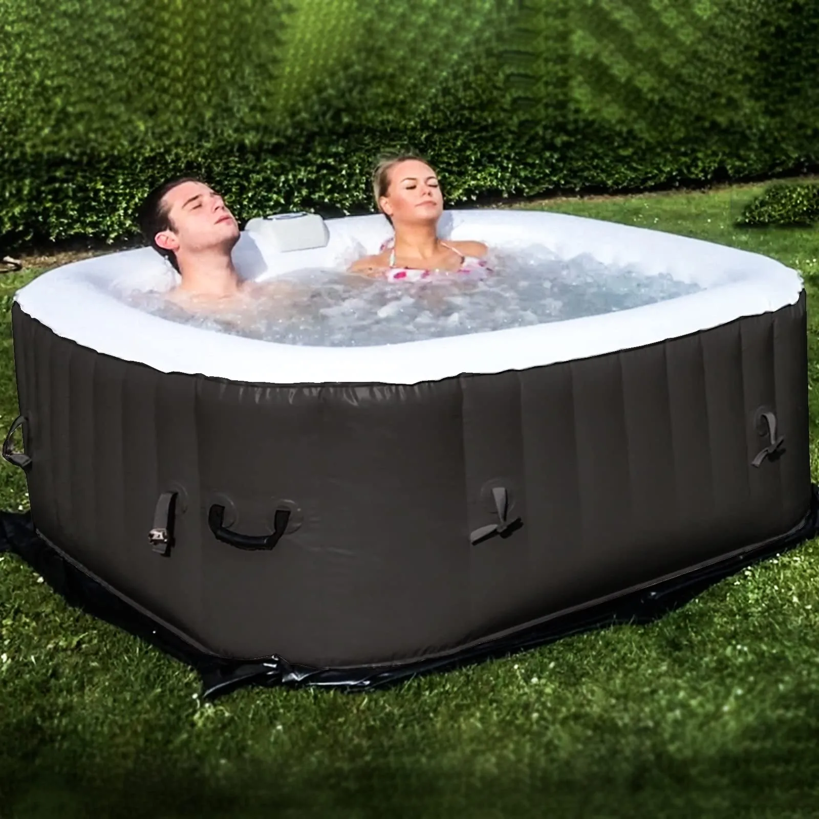 WEJOY Portable Hot Tub with 130 Bubble Jets