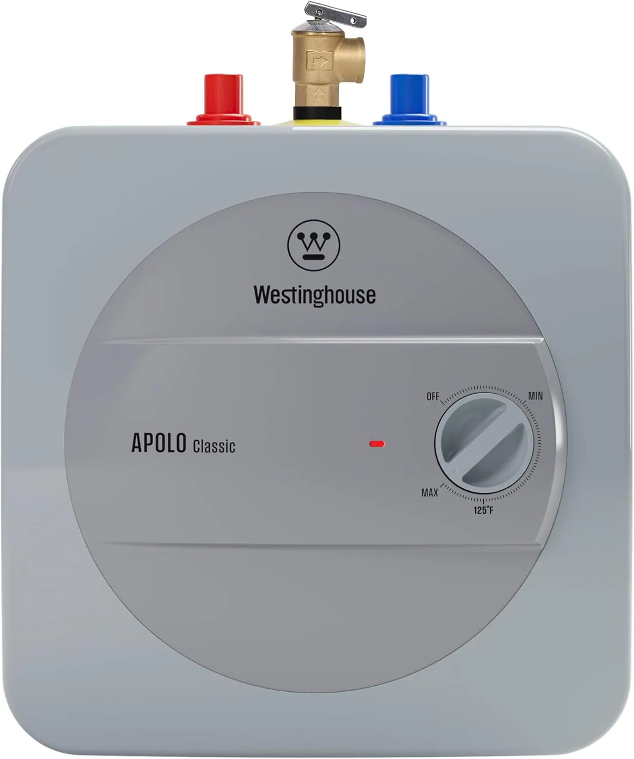 Westinghouse Electric Mini Tank Water Heater - 1.3 Gallon Point of Use Instant Hot Water 120V 1440W - Small Hot Water, Under Sink - Wall or Floor Mounted, Easy to Install, UL Listed