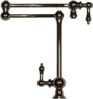 Whitehaus Collection WHKPFDLV3-9555-C Vintage III Deck Mount Pot Filler, Polished Chrome