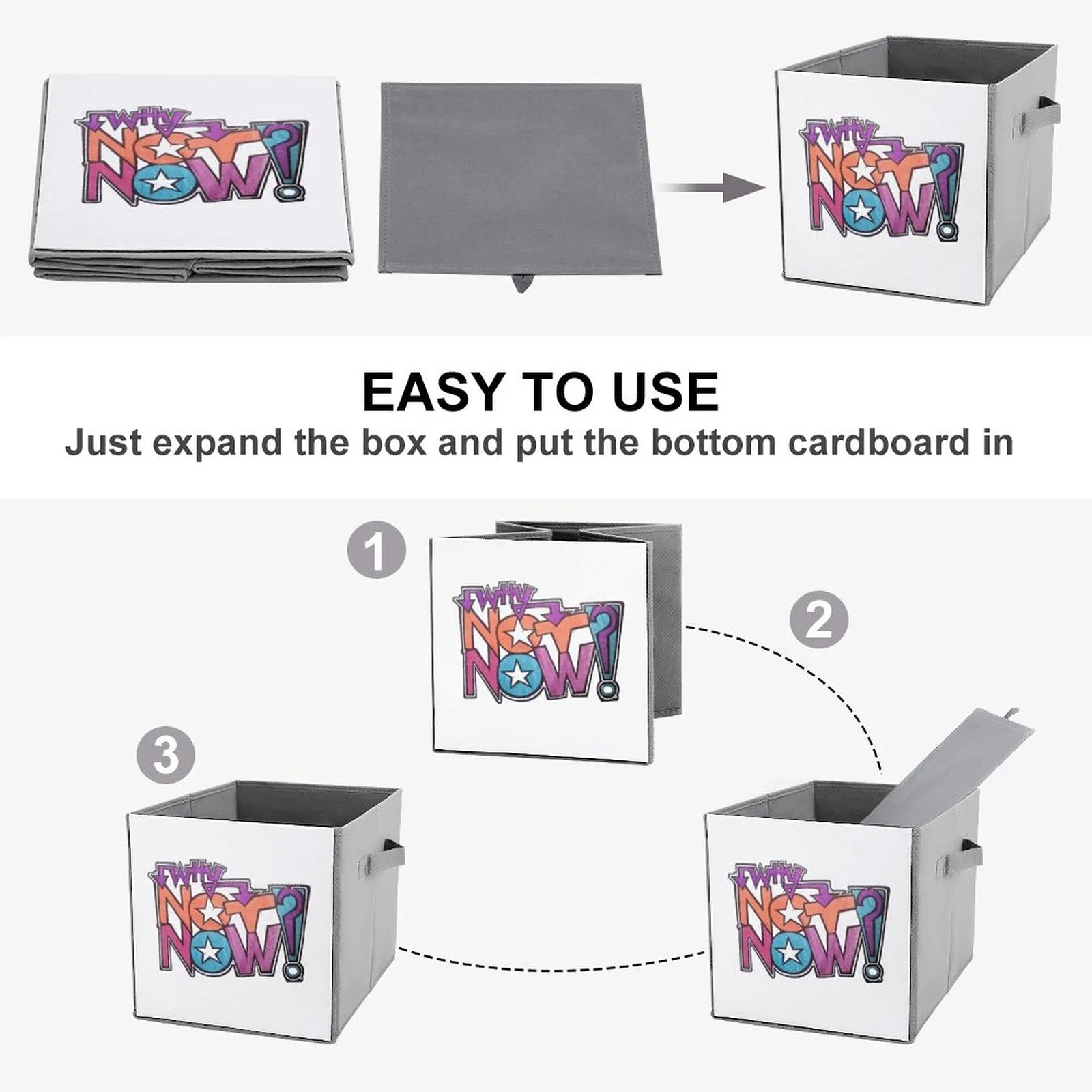 Why Not Now? Folding Storage Bin