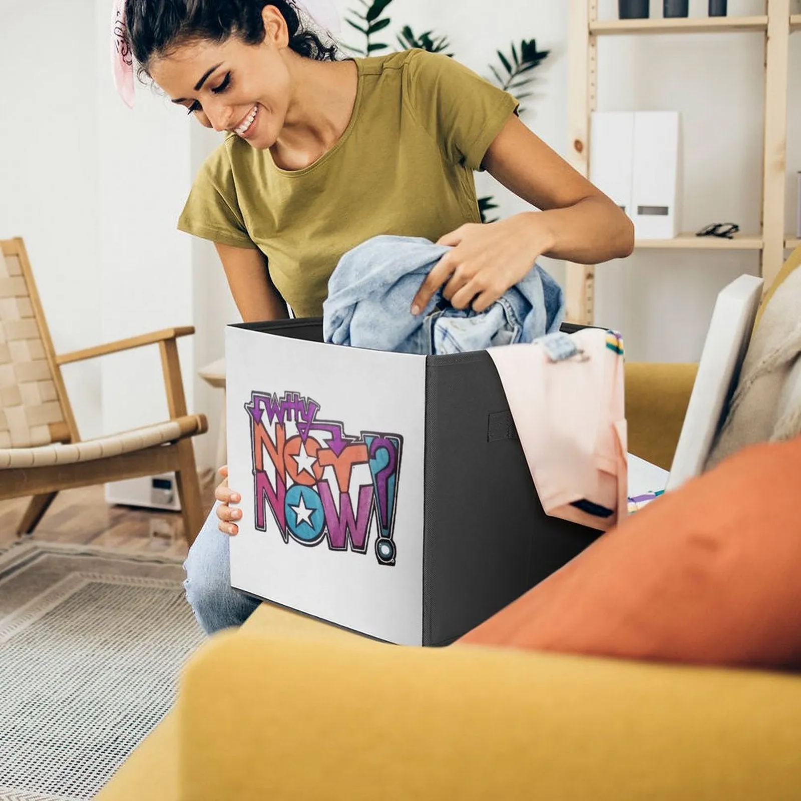 Why Not Now? Folding Storage Bin