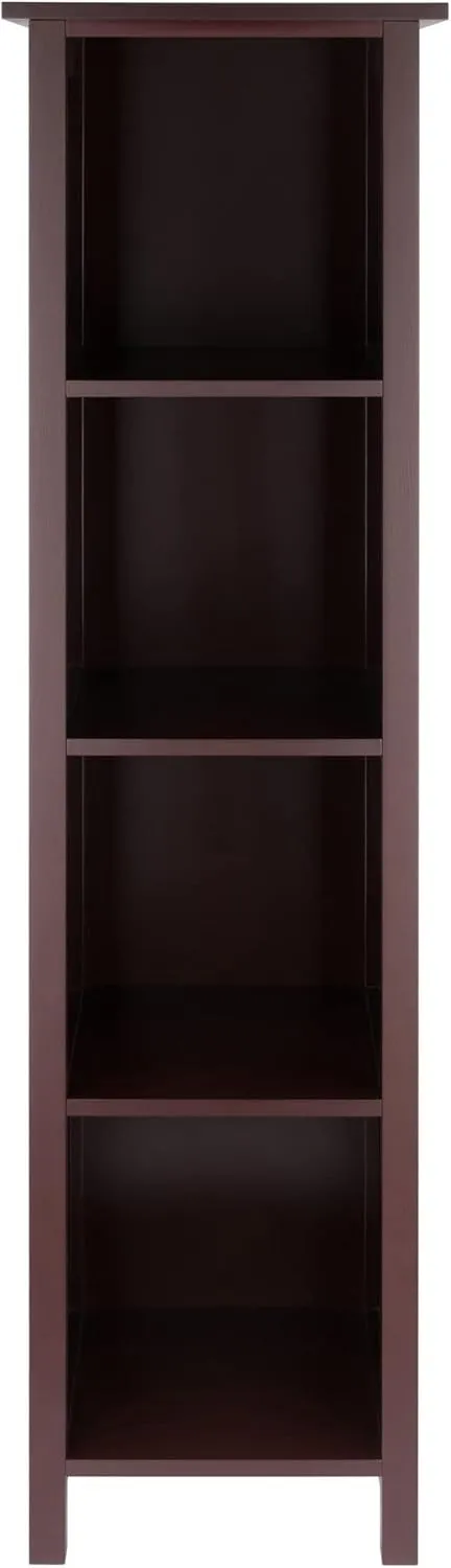 Winsome Verona Storage/Organization, 4 Small, Walnut/Beige