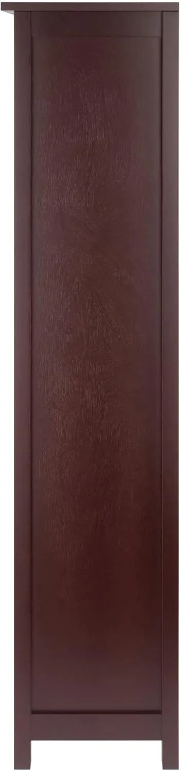 Winsome Verona Storage/Organization, 4 Small, Walnut/Beige