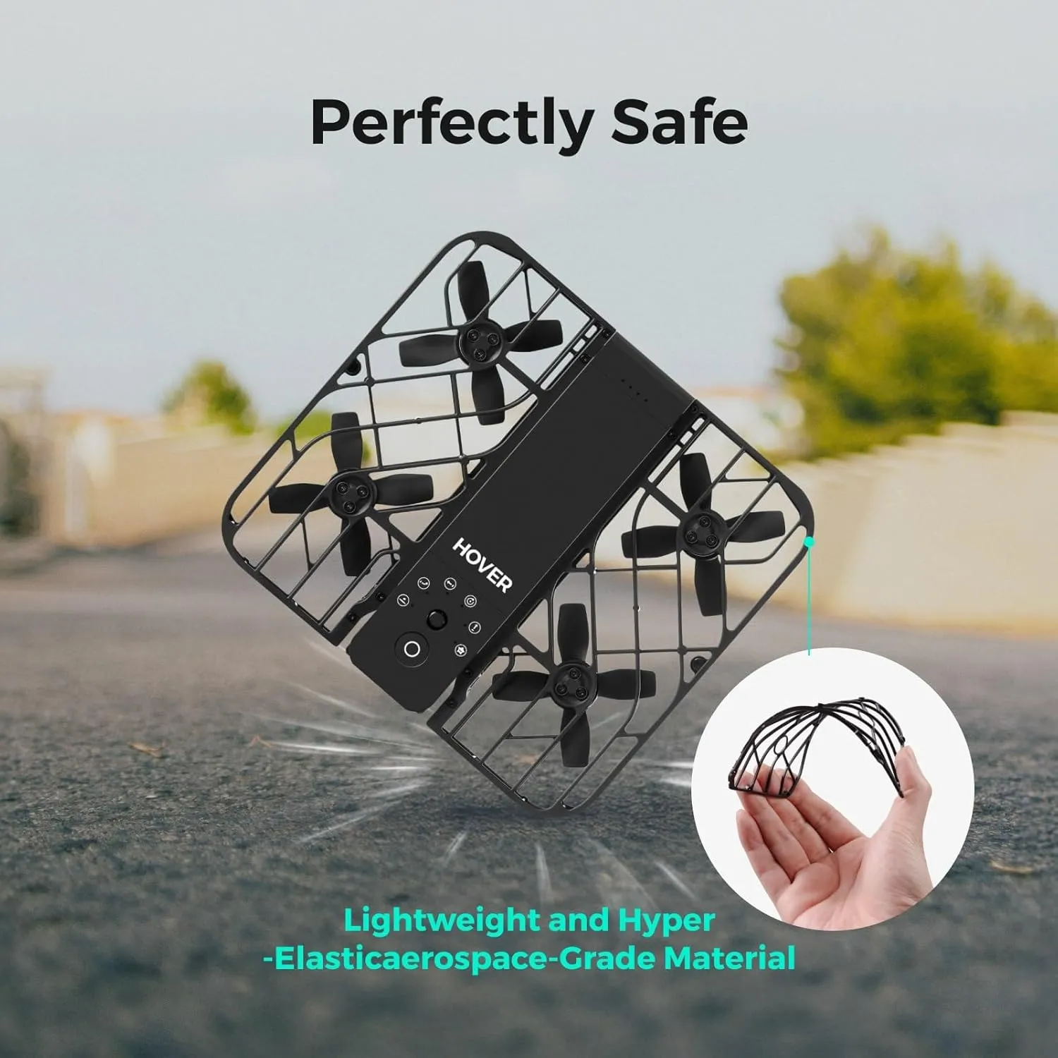 X1 Drone with Camera, Self-Flying Camera Drone with Follow Me Mode, Foldable Mini Drone with HDR Video Capture, Palm Takeoff, Intelligent Flight Paths, Hands-Free Control Black (Combo)